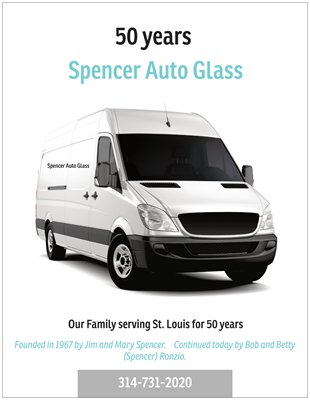 Spencer Auto Glass | Over 55 Years of Experience